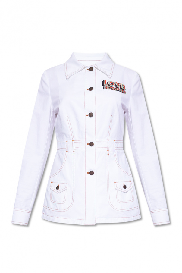 Love Moschino Jacket with logo Women's Clothing Vitkac